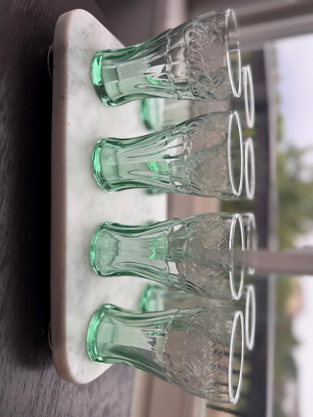 Vintage-Mini Coca Cola glasses - Set of 8
